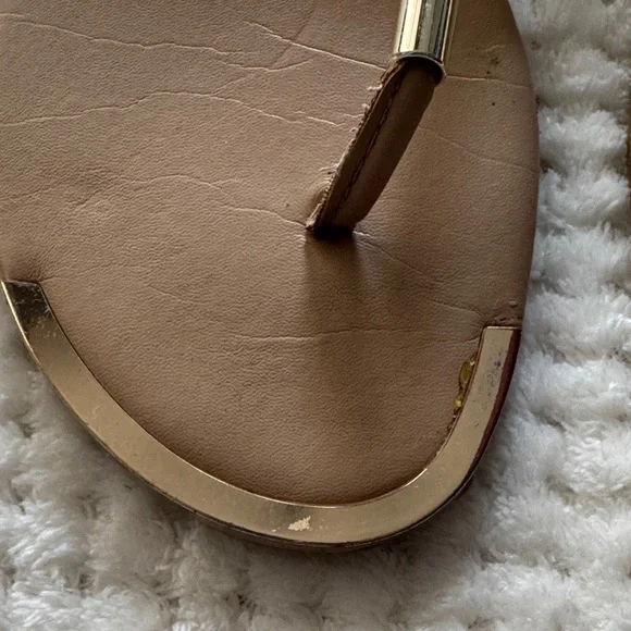👡 A New Day Nude Sandals – Women’s Size 6.5 – Gold Detail - Picture 4 of 9